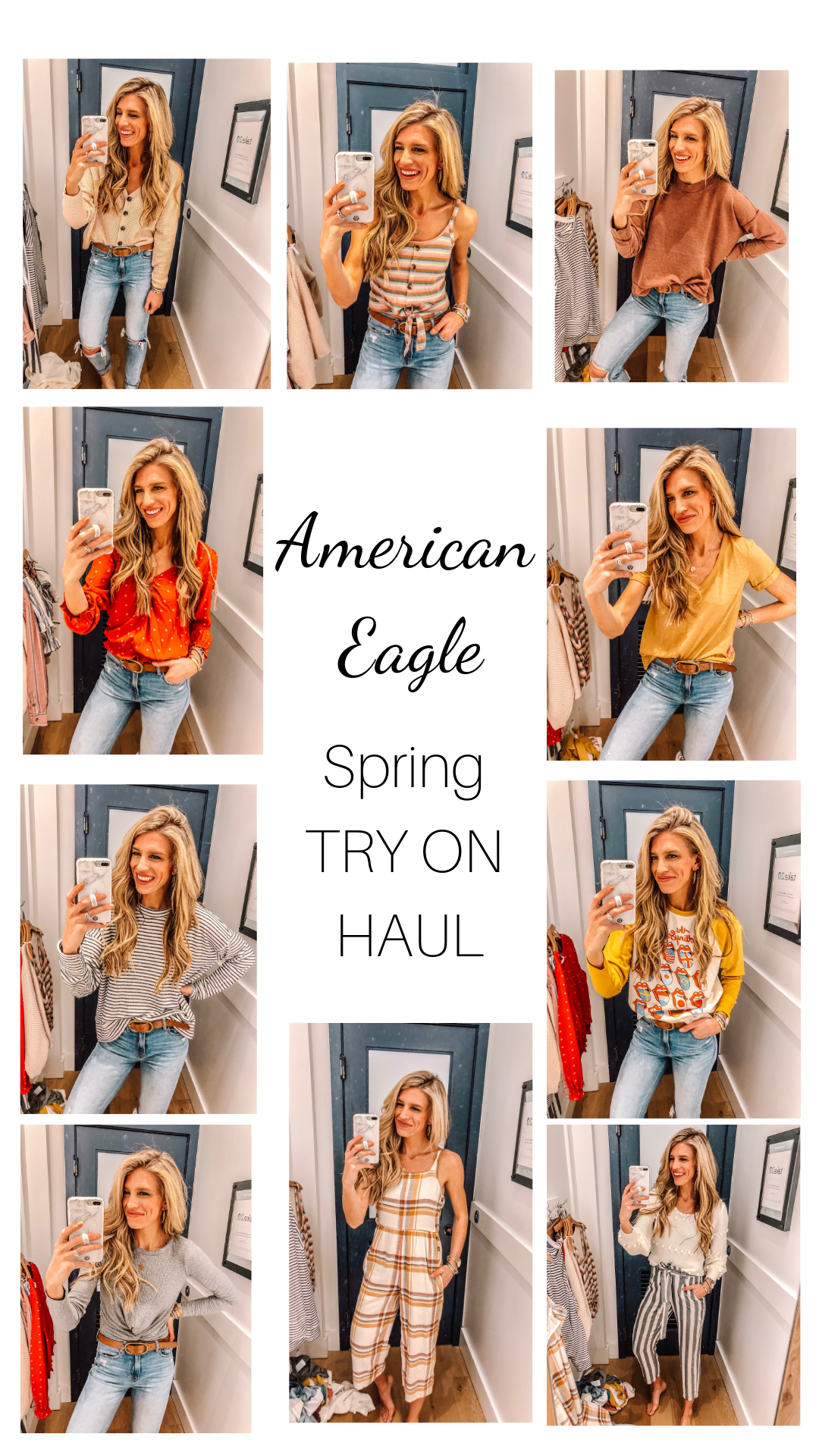 American Eagle Try On Haul Tall Blonde Bell