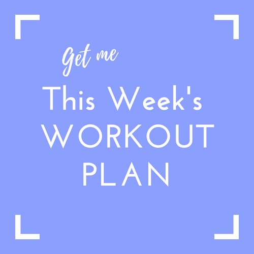 week workout plan