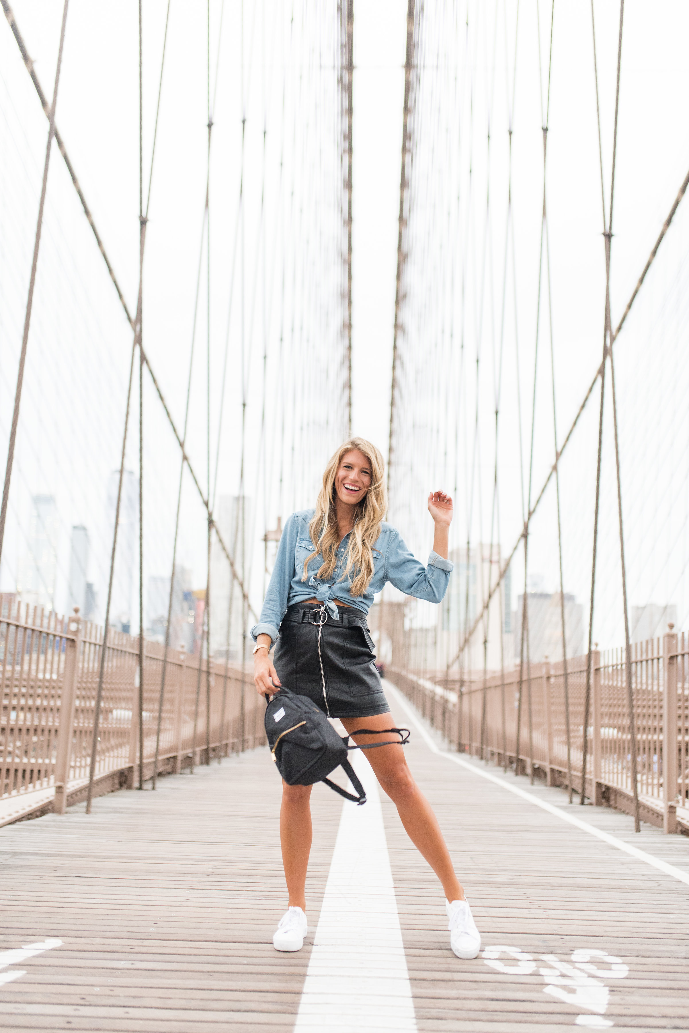 Brooklyn Bridge My First NYFW as a lifestyle and fashion blogger Ashley Bell Tallblondebell
