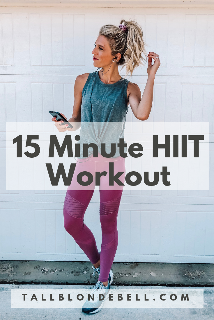 15 Minute HIIT Workout