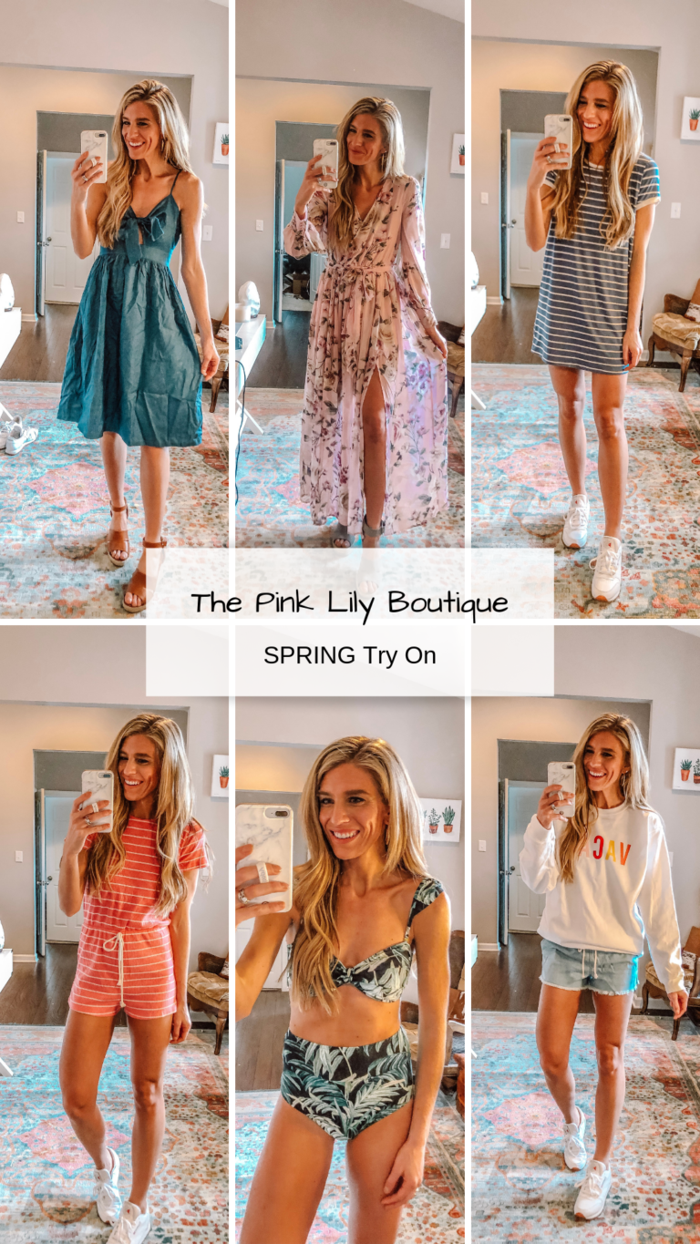 The Pink Lily Boutique Spring Try On