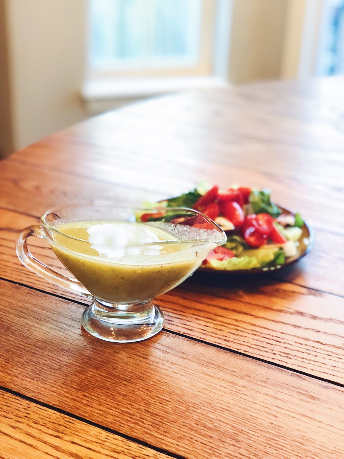 Easy + Healthy Lemon Basil Vinaigrette