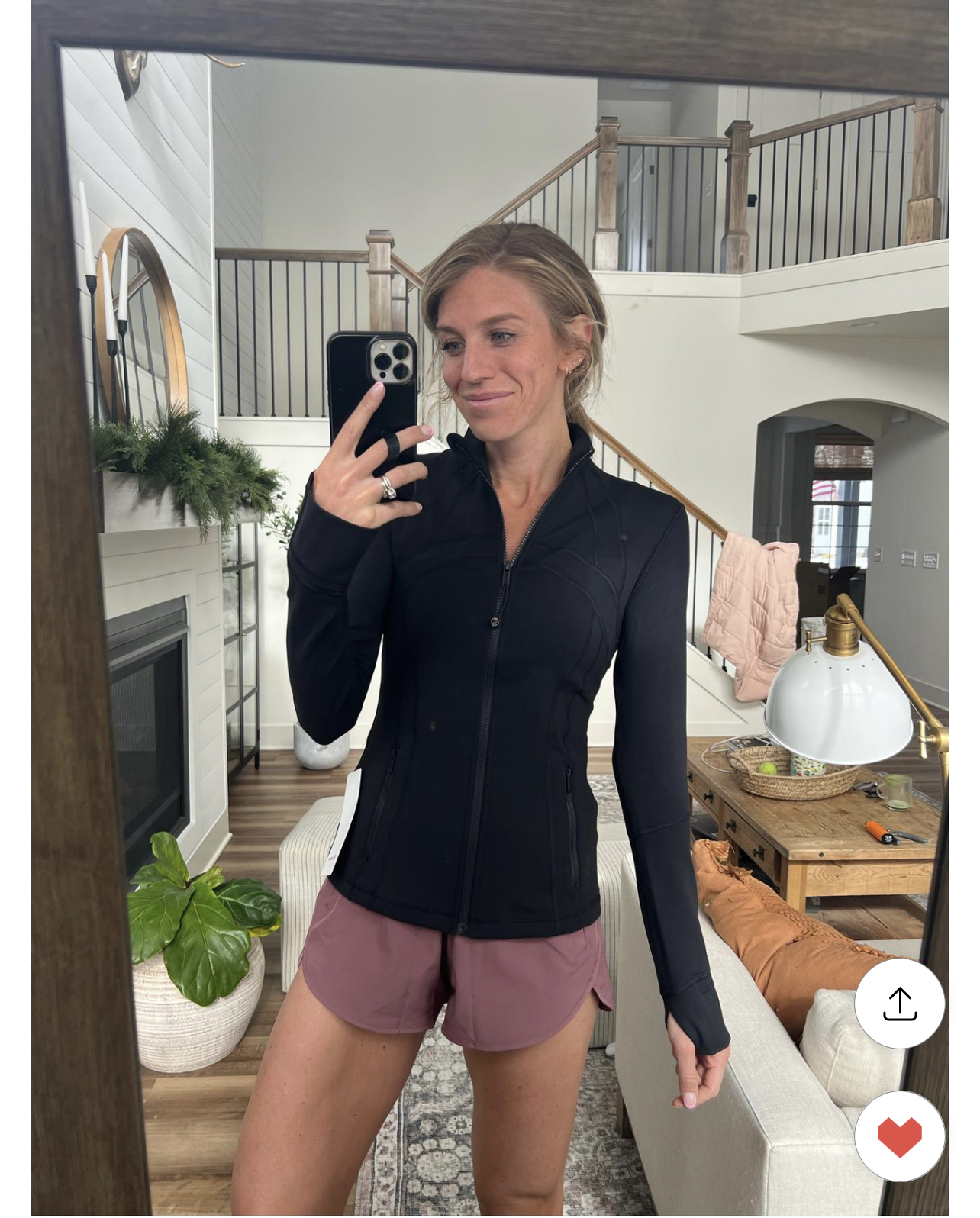 hiking outfit lululemon black active jacket and workout outfit